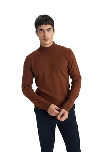 DeFacto Herren Pullover - Stilvolle an Rollkragenpullover - Strickjacken & Strickpullover für Herren - Pullover und Strickjacken für jeden von DeFacto