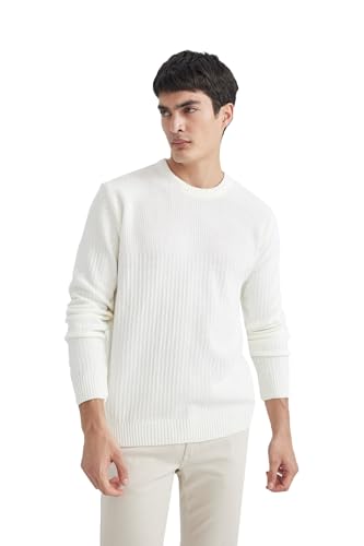 DeFacto Herren Pullover - Stilvolle an Rollkragenpullover - Strickjacken & Strickpullover für Herren - Pullover und Strickjacken für jeden von DeFacto