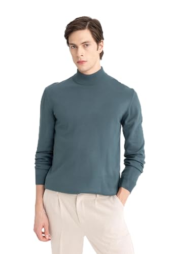 DeFacto Herren Pullover - Stilvolle an Rollkragenpullover - Strickjacken & Strickpullover für Herren - Pullover und Strickjacken für jeden von DeFacto