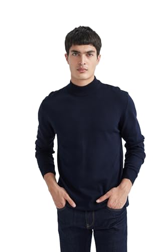 DeFacto Herren Pullover - Stilvolle an Rollkragenpullover - Strickjacken & Strickpullover für Herren - Pullover und Strickjacken für jeden von DeFacto
