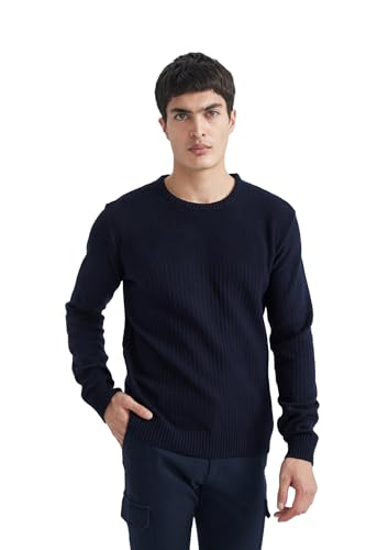 DeFacto Herren Pullover - Stilvolle an Rollkragenpullover - Strickjacken & Strickpullover für Herren - Pullover und Strickjacken für jeden von DeFacto