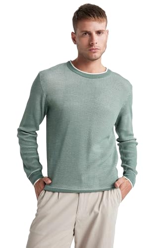 DeFacto Herren Pullover & Strickjacken - Vielseitige Pullover für Herren Standart Fit Crew Neck DeFacto Herren Pullover & Strickjacken - Vielseitige Pullover für Herren Standart Fit Crew Neck von DeFacto
