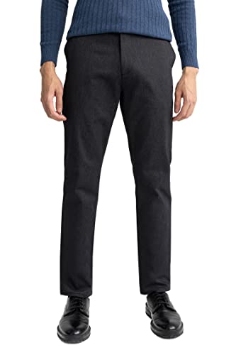 DeFacto Herren R4902AZ Casual Pants, Black, 32-34 von DeFacto