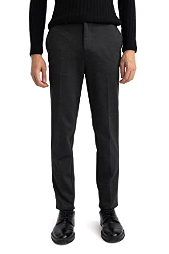 DeFacto Herren T6317AZ Sweatpants, Anthra, 30-30 von DeFacto