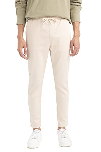 DeFacto Herren V3479az Sweatpants, Beige, 28W / 30L EU von DeFacto