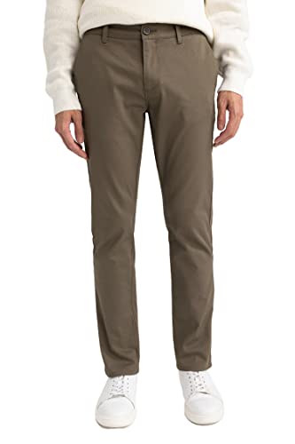 DeFacto Herren W3012az Pants, Khaki, 32W / 32L EU von DeFacto