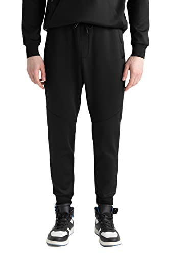 DeFacto Herren W7377AZ Sweatpants, Black, L von DeFacto