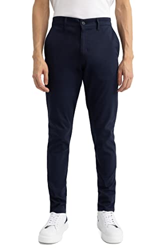 DeFacto Herren Z0302az Pants, Navy, 28-30 EU von DeFacto