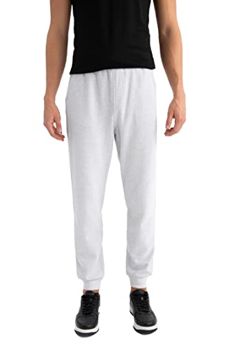 DeFacto Herren Z2457az Sweatpants, Lt.Grey Melange, L EU von DeFacto