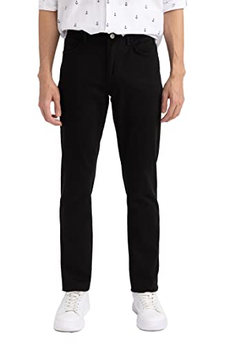 DeFacto Herren Z5186AZ Casual Pants, Black, 34-34 von DeFacto