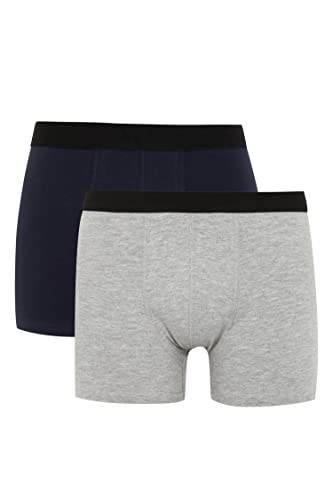 DeFacto Herren Z6136AZ Boxer Shorts, Navy, XXL von DeFacto