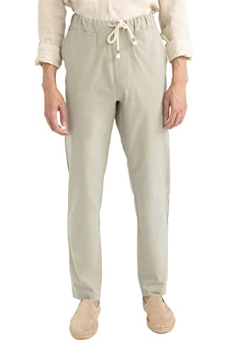 DeFacto Herren Z6475AZ Sweatpants, LT.Khaki, 30 von DeFacto