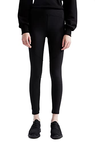 DeFacto High Waist Leggings für Damen - Sport Tights für Damen Sporthose Black,3XL von DeFacto