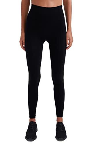 DeFacto High Waist Leggings für Damen - Sport Tights für Damen Sporthose Black,S von DeFacto