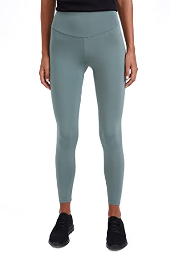 DeFacto High Waist Leggings für Damen - Sport Tights für Damen Sporthose Green,XL von DeFacto