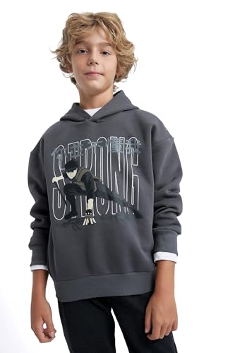 DeFacto Hoodie Jungen - Jungen Kapuzenpullover Oversize Fit Hooded von DeFacto