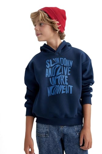 DeFacto Hoodie Jungen - Jungen Kapuzenpullover Oversize Fit Hooded von DeFacto