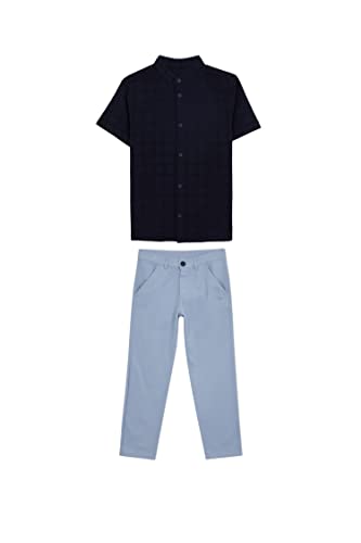 DeFacto Jungen A0016a8 Pajama Set, Navy, 10-11 Jahre EU von DeFacto