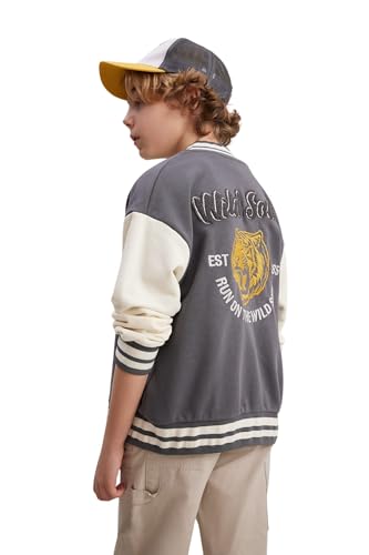 DeFacto Jungen Sweatjacke Pullover Sweatshirt und Strickjacke - Stilvolle Kinderbekleidung für Jungen von DeFacto