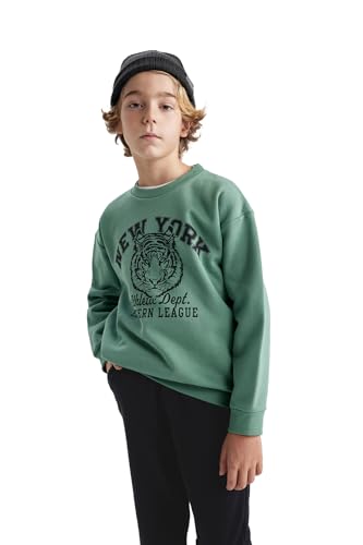 DeFacto Jungen Sweatshirt - Bequeme Sweatshirts für Kinder - Stylische Pullover und Fleecepullover für Jungen von DeFacto