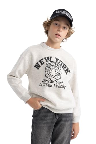 DeFacto Jungen Sweatshirt - Bequeme Sweatshirts für Kinder - Stylische Pullover und Fleecepullover für Jungen von DeFacto