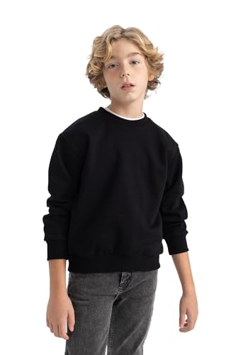 DeFacto Jungen Sweatshirt - Bequeme Sweatshirts für Kinder - Stylische Pullover und Fleecepullover für Jungen von DeFacto