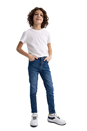 DeFacto Jungen Z1695a6 Jeans, Blau, 13-14 Jahre EU von DeFacto