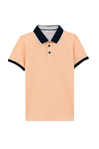 DeFacto Jungen Z2813a6 Polo Shirt, Orange, 11-12 Jahre EU von DeFacto