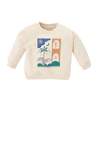 DeFacto Jungen Z5627a2 Sweatshirt, Beige, 4-5 Jahre EU von DeFacto