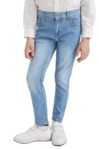 DeFacto Jungen Z9186a6 Jeans, Blau, 5-6 Jahre EU von DeFacto