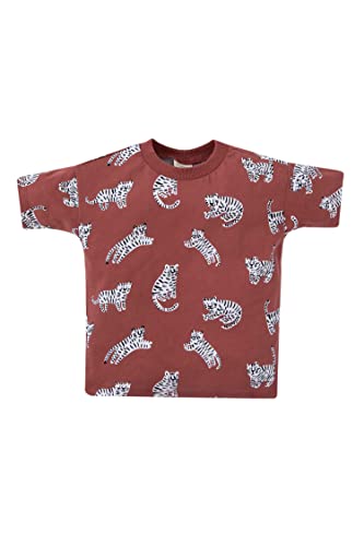 DeFacto Jungen Z9879a2 T-Shirt, Bordeaux, 3-4 Jahre EU von DeFacto