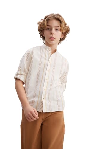 DeFacto Kleinkind Baby Jungen Kariertes Flanellhemd Langarm Button-Down Hemden von DeFacto