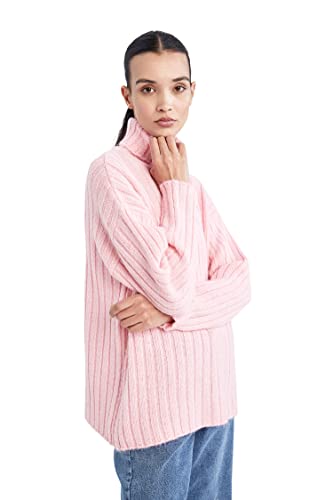 DeFacto Lang Hemden mit Langarm Tunic Hemden PINK,M von DeFacto