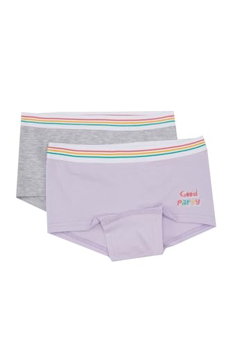 DeFacto Mädchen Boxershorts - Kinder Unterhosen Mädchen von DeFacto