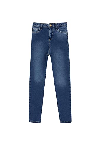 DeFacto Mädchen Jeans-Hosen Denim Hosen für MädchenMID Blue,12/13 Y von DeFacto