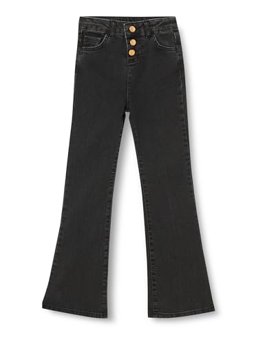 DeFacto Mädchen Jeans für Teenager - Trendige Mädchen Jeanshosen Cargohosen Flare Fit von DeFacto