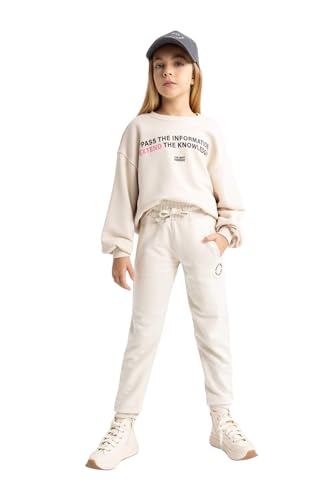 DeFacto Mädchen Jeans für Teenager - Trendige Mädchen Jeanshosen Cargohosen Jogger Fit von DeFacto