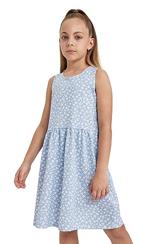 DeFacto Mädchen B0673a8 Casual Dress, Blau, 11-12 Jahre EU von DeFacto