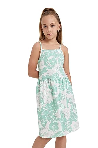 DeFacto Mädchen B0674a8 Casual Dress, Mint, 9-10 Jahre EU von DeFacto