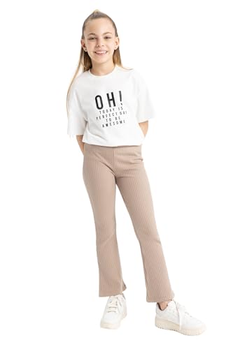 DeFacto Mädchen Sporthose - Bequeme Jogginghose und Trainingshose für aktive Kinder - Sporthosen für Mädchen von DeFacto