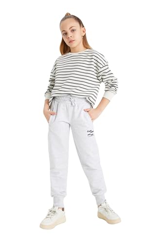 DeFacto Mädchen Sporthose - Bequeme Jogginghose und Trainingshose für aktive Kinder - Sporthosen für Mädchen von DeFacto