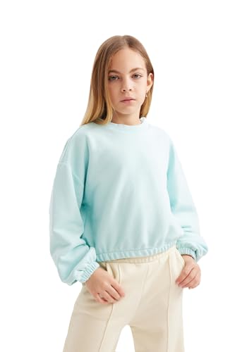 DeFacto Mädchen Sweatshirt - Gemütliche Fleecepullover und Pullover für Kinder - Pullover und Sweatshirts für Mädchen von DeFacto