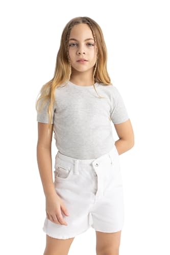DeFacto Mädchen T-Shirt - Trendige T Shirts für Kinder - Mädchen T-Shirts für Mädchen -Tshirts Mädchen von DeFacto