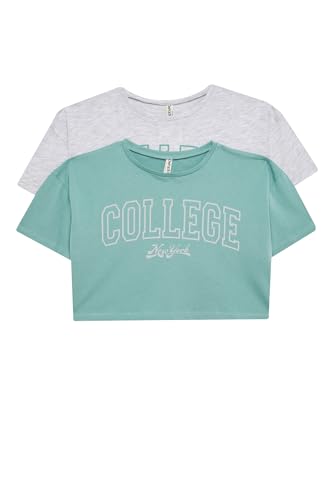 DeFacto Mädchen B7795a8 T-Shirt, Lt.Green, 10-11 Jahre EU DeFacto Mädchen B7795a8 T-Shirt, Lt.Green, 10-11 Jahre EU von DeFacto