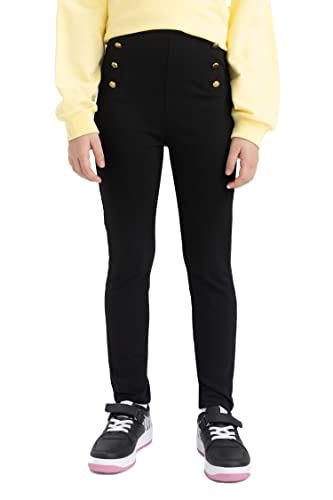 DeFacto Mädchen Z4798a6 Leggings, Schwarz, 12-13 Jahre EU von DeFacto