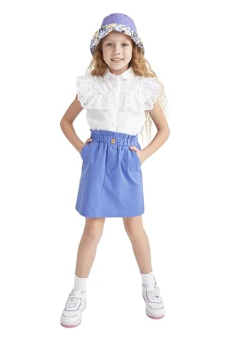 DeFacto Mädchen Z4942a6 Skirt, Lila, 12-13 Jahre EU von DeFacto