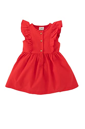 DeFacto Mädchen Z5119a2 Dress, Rot, 18-24 Monate EU von DeFacto