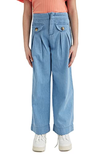 DeFacto Mädchen Z5899A6 Pants, MID Blue, 9/10 Y von DeFacto