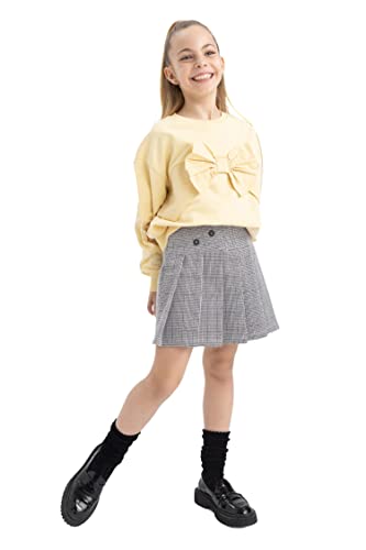 DeFacto Mädchen Z8192a6 Skirt, Ecru, 7-8 Jahre EU von DeFacto