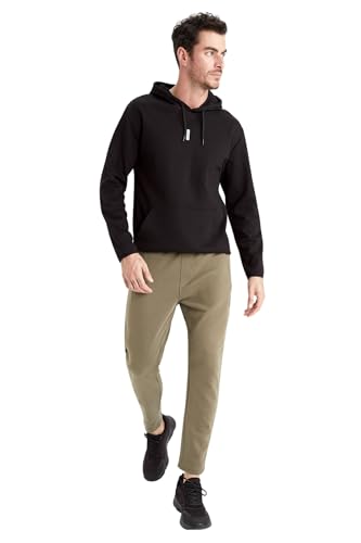 DeFacto Men's S3309AZ Sweatpants, LT.Grey, S von DeFacto